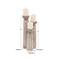 Brown Natural Mango Wood Candle Holders Set, 13", 15" & 18"
